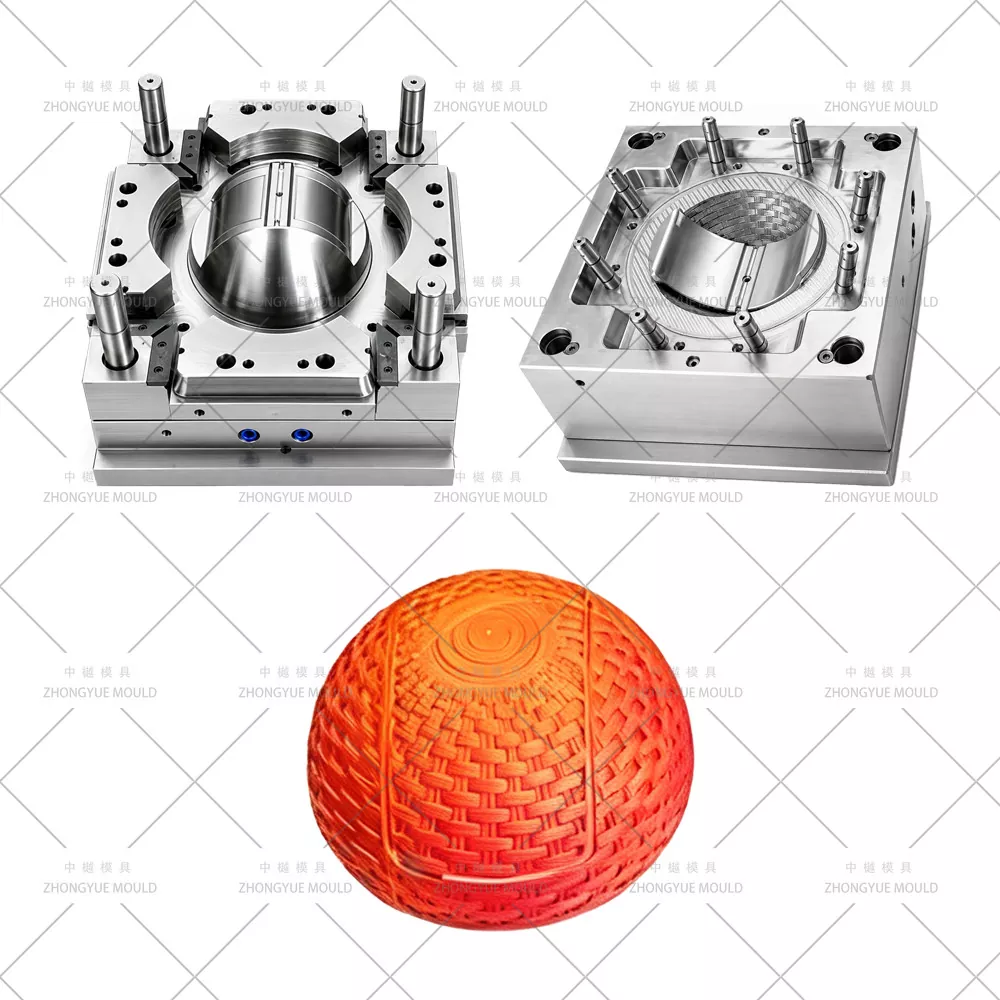 5л круглая форма для крышки мусорного бака из ротанга