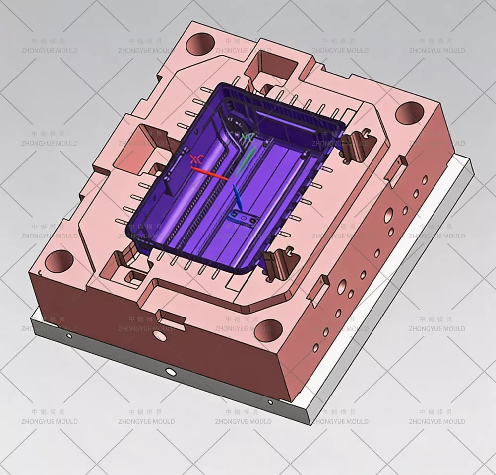 Plastic Injection Luggage Shell Mould