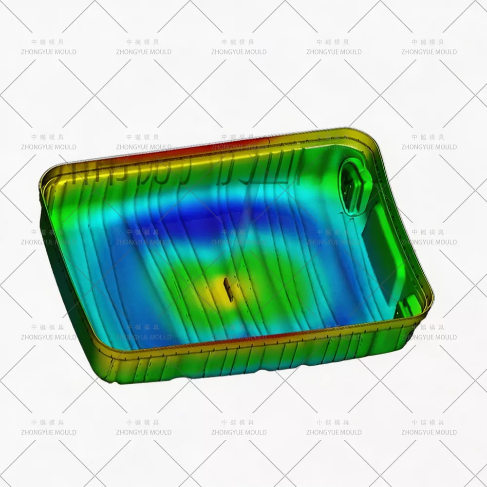 Plastic injection 14 inch luggage Mould